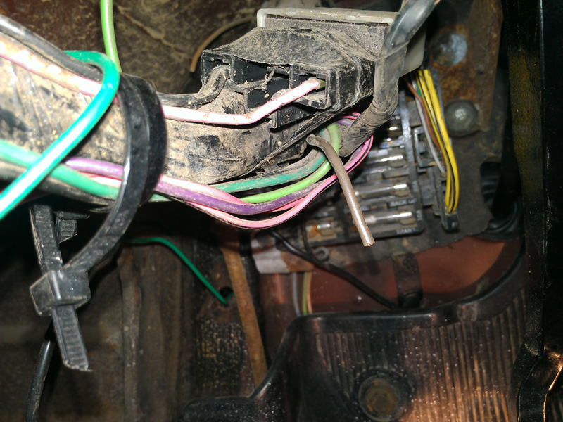 Need some help identifying under-dash cut wires on 73 Firebird!