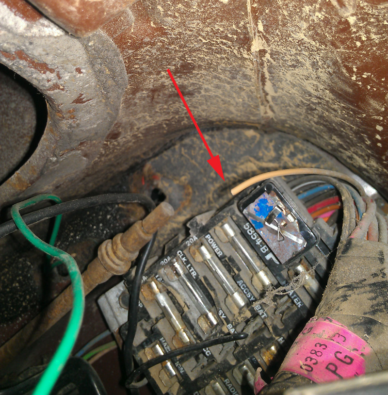 Need some help identifying under-dash cut wires on 73 Firebird!