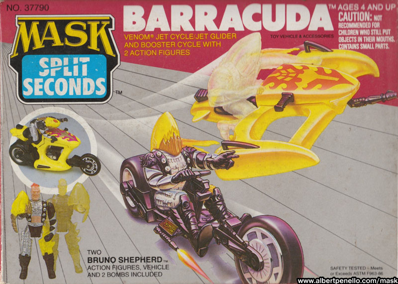 Kenner MASK BARRACUDA BOX FRONT