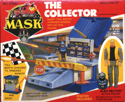 Kenner MASK COLLECTOR BOX FRONT