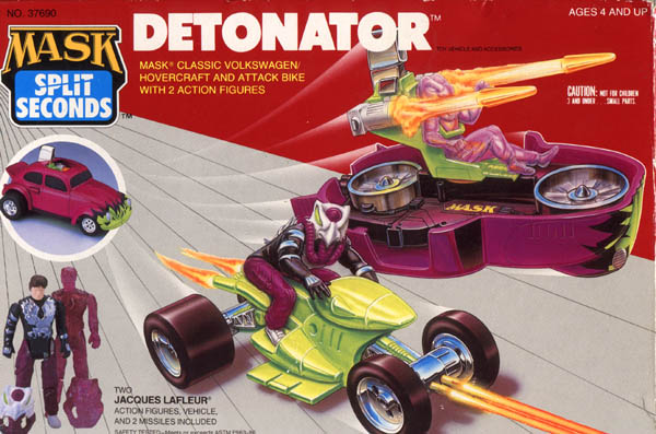 Kenner MASK DETONATOR BOX FRONT