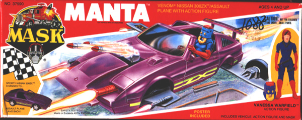 Kenner MASK MANTA BOX FRONT